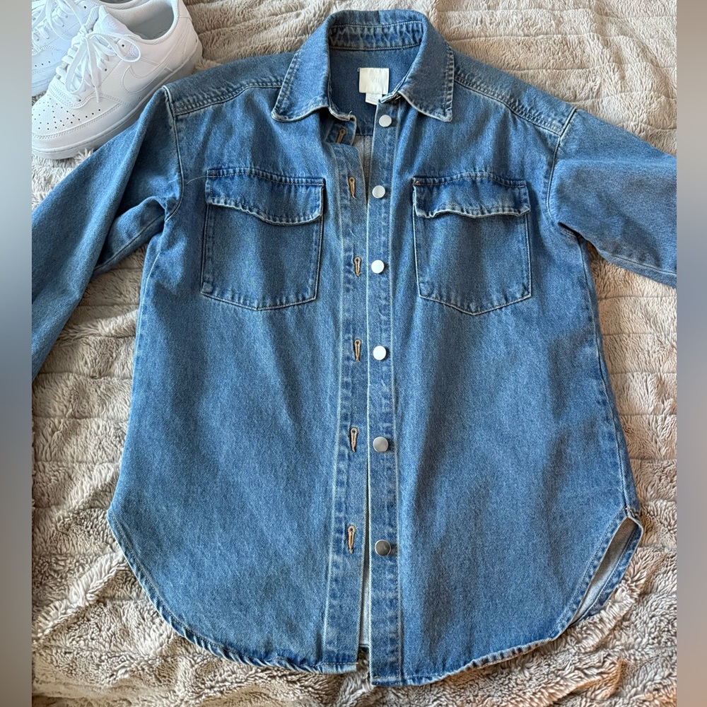 H&M Oversized Denim shirt Jacket